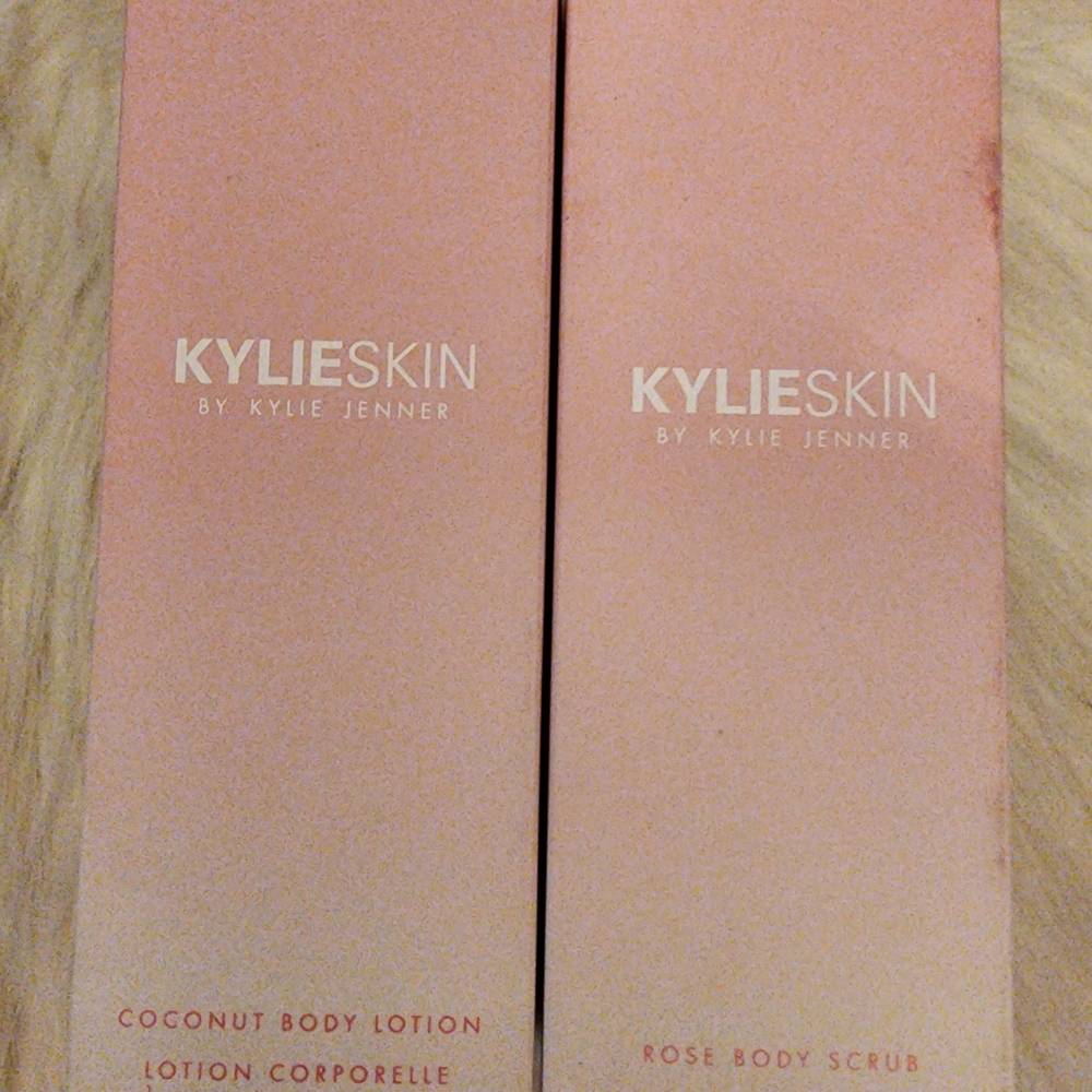 KYLIE SKIN Rose Body Scrub & Coconut Body Lotion - Picture 2 of 3